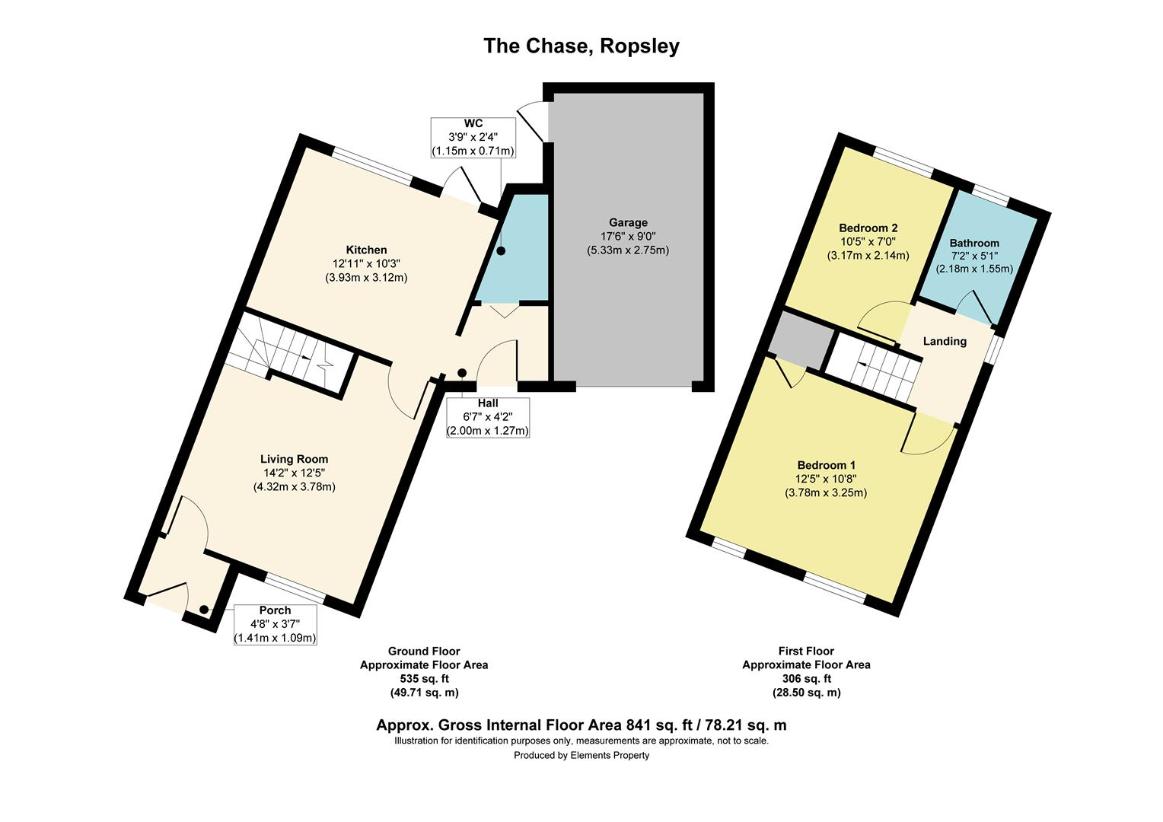 2 bedroom property for sale - floorplan