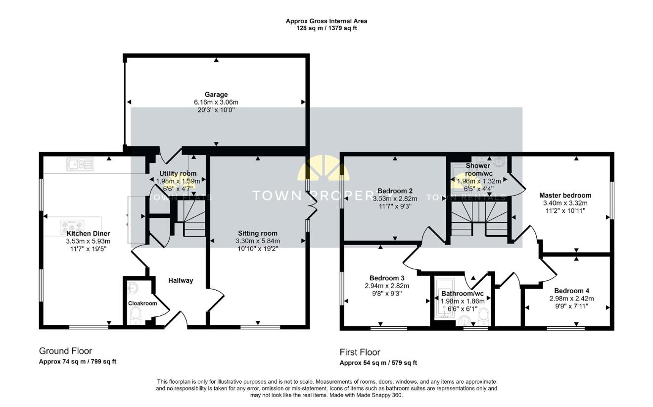 4 bedroom detached house for sale - floorplan