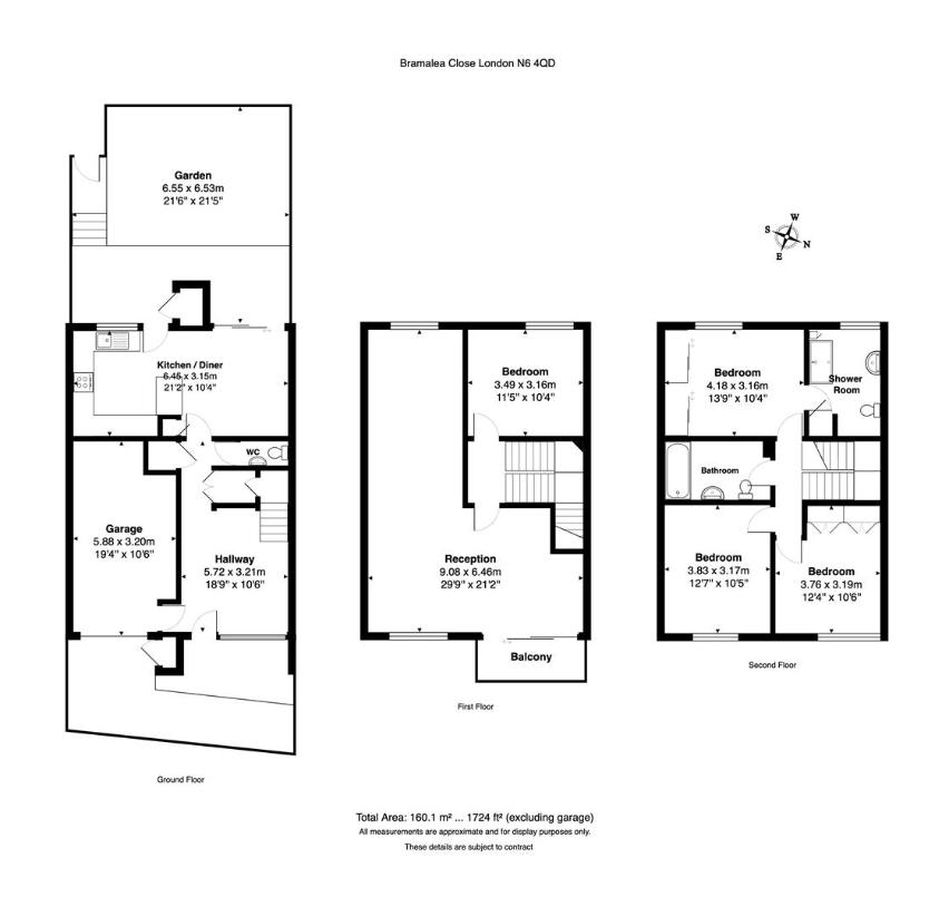 4 bedroom property for sale - floorplan