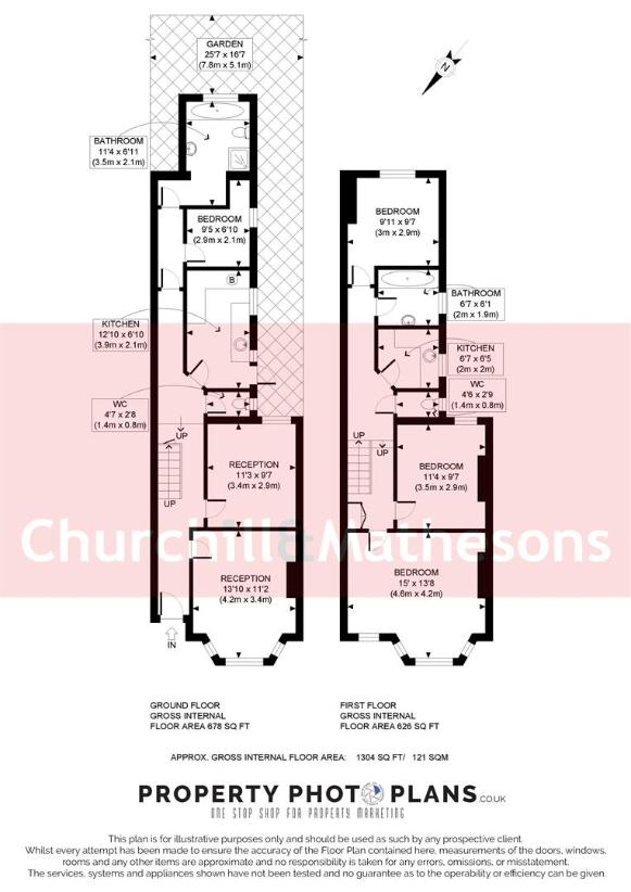 4 bedroom terraced house for sale - floorplan