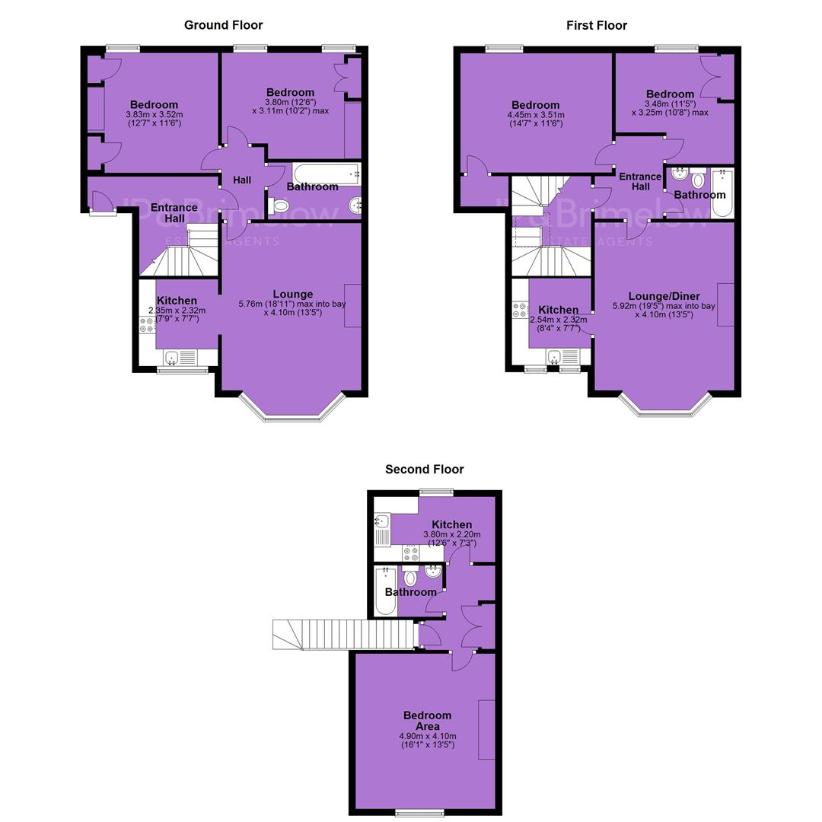 5 bedroom semi-detached house for sale - floorplan