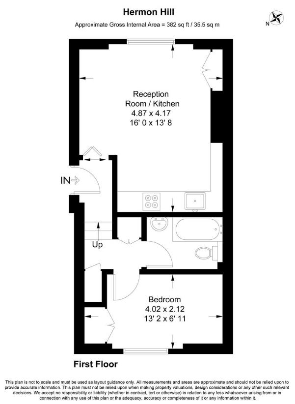 1 bedroom flat for sale - floorplan