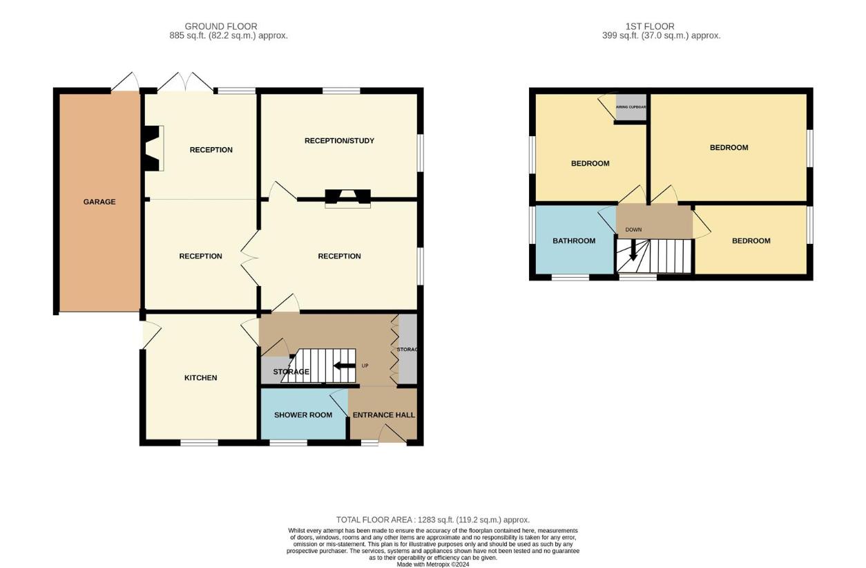 3 bedroom detached house for sale - floorplan