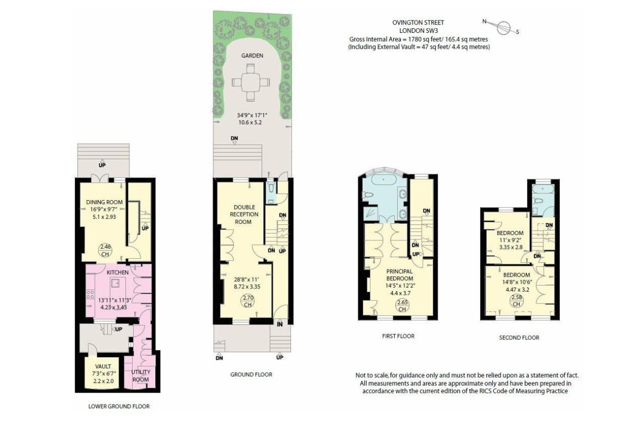 3 bedroom terraced house for sale - floorplan