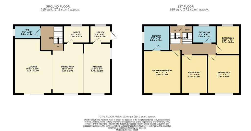 4 bedroom detached house for sale - floorplan