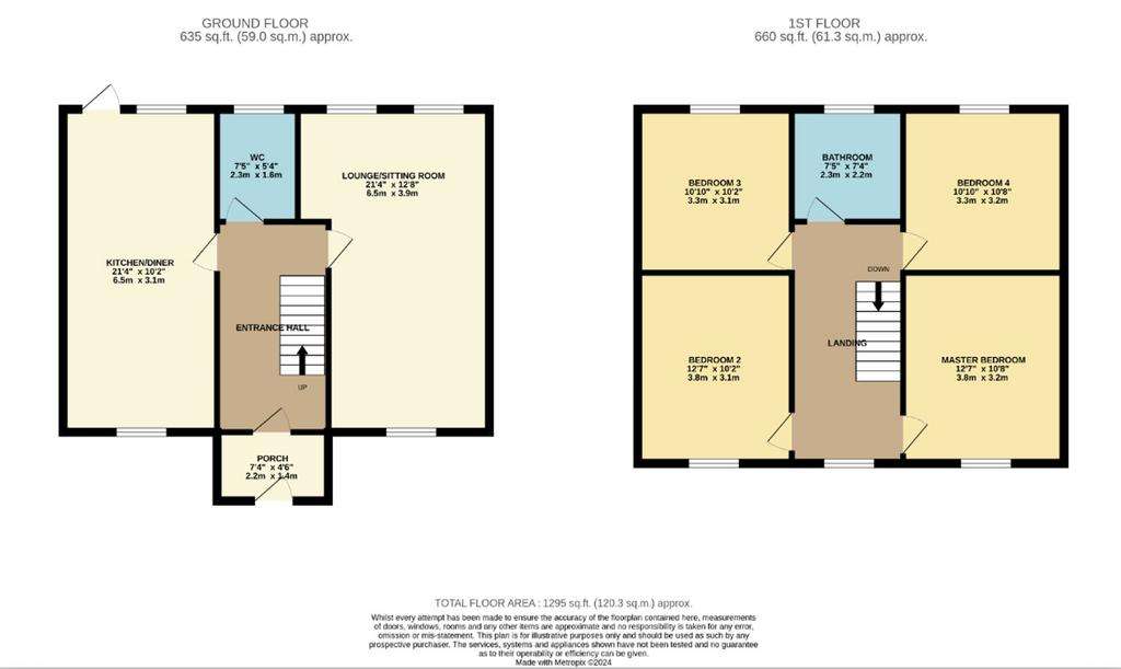 4 bedroom detached house for sale - floorplan