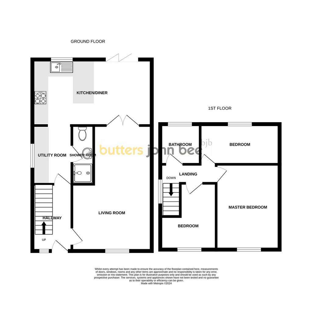 3 bedroom semi-detached house for sale - floorplan