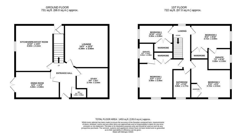 4 bedroom detached house for sale - floorplan