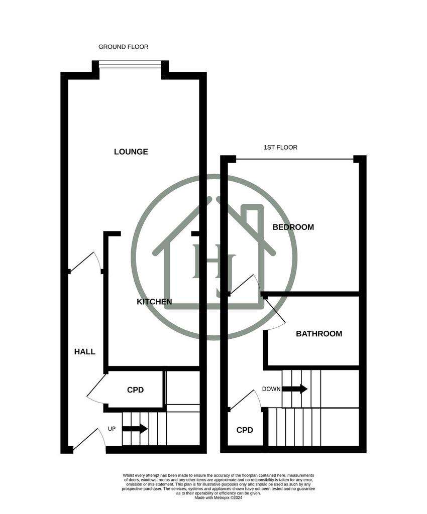 1 bedroom flat for sale - floorplan