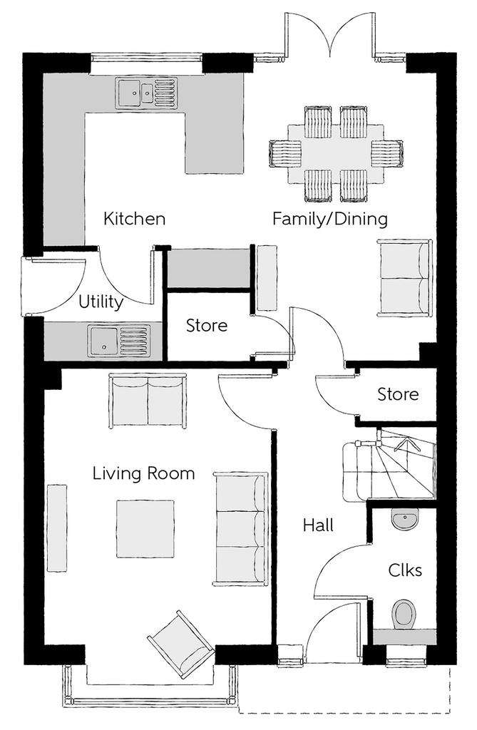 4 bedroom detached house for sale - floorplan