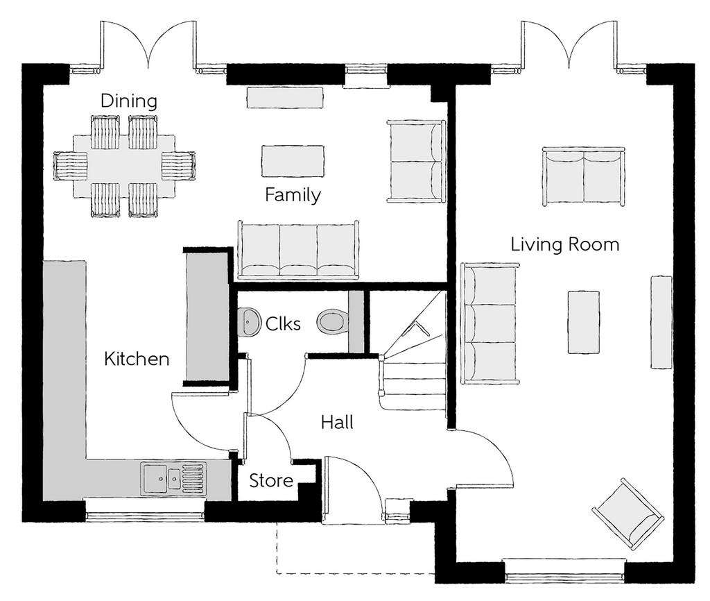 4 bedroom detached house for sale - floorplan