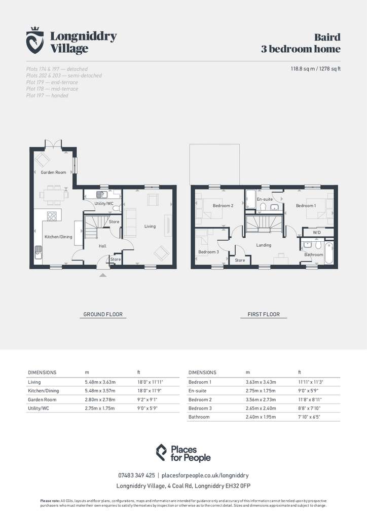 3 bedroom detached house for sale - floorplan