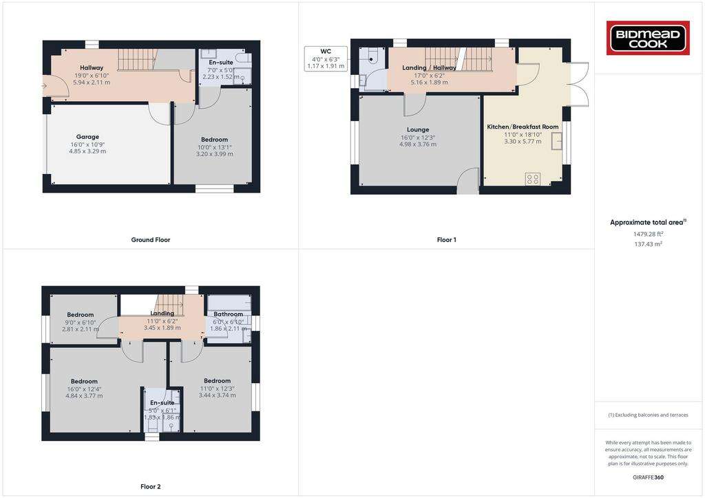 4 bedroom detached house for sale - floorplan