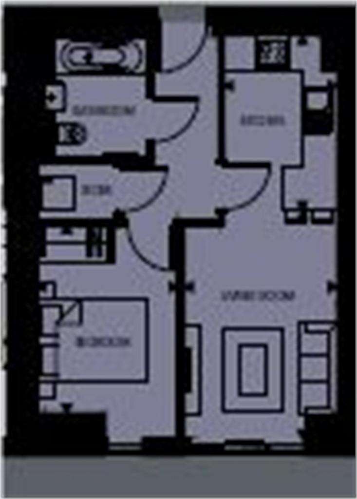 1 bedroom flat to rent - floorplan