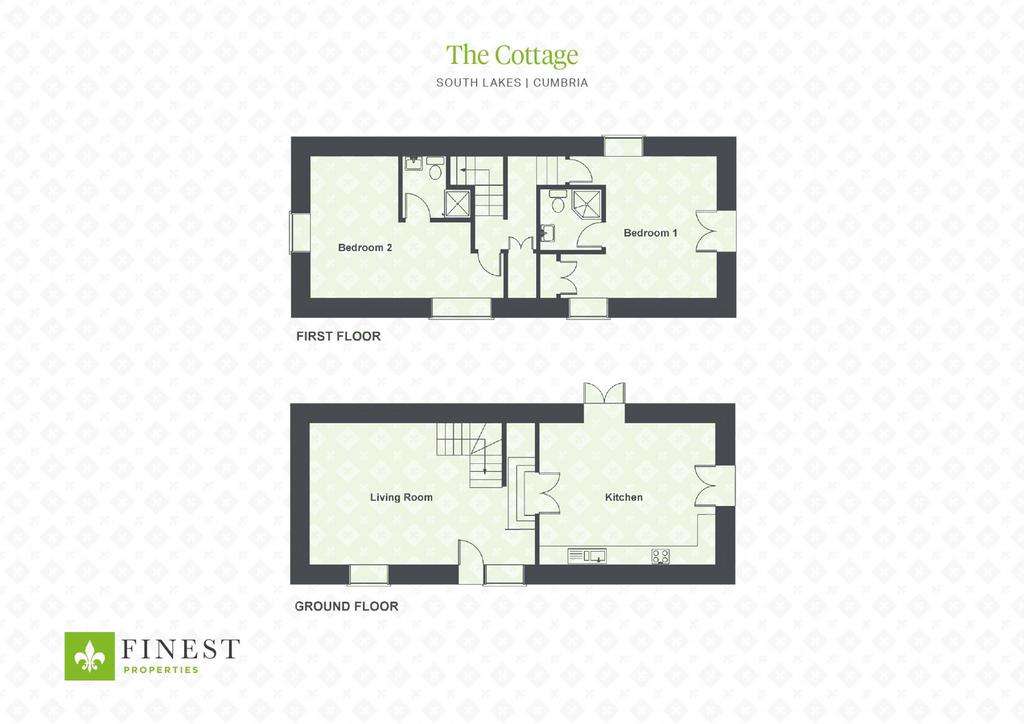 2 bedroom cottage for sale - floorplan