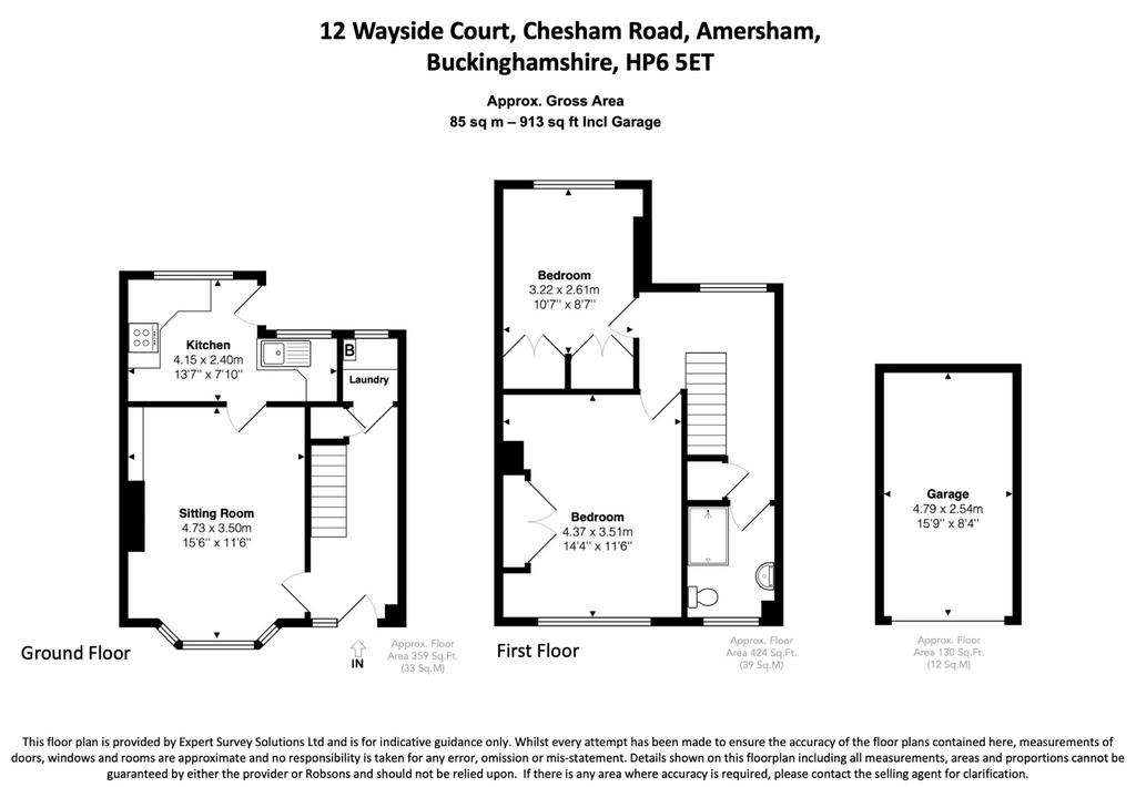 2 bedroom terraced house for sale - floorplan