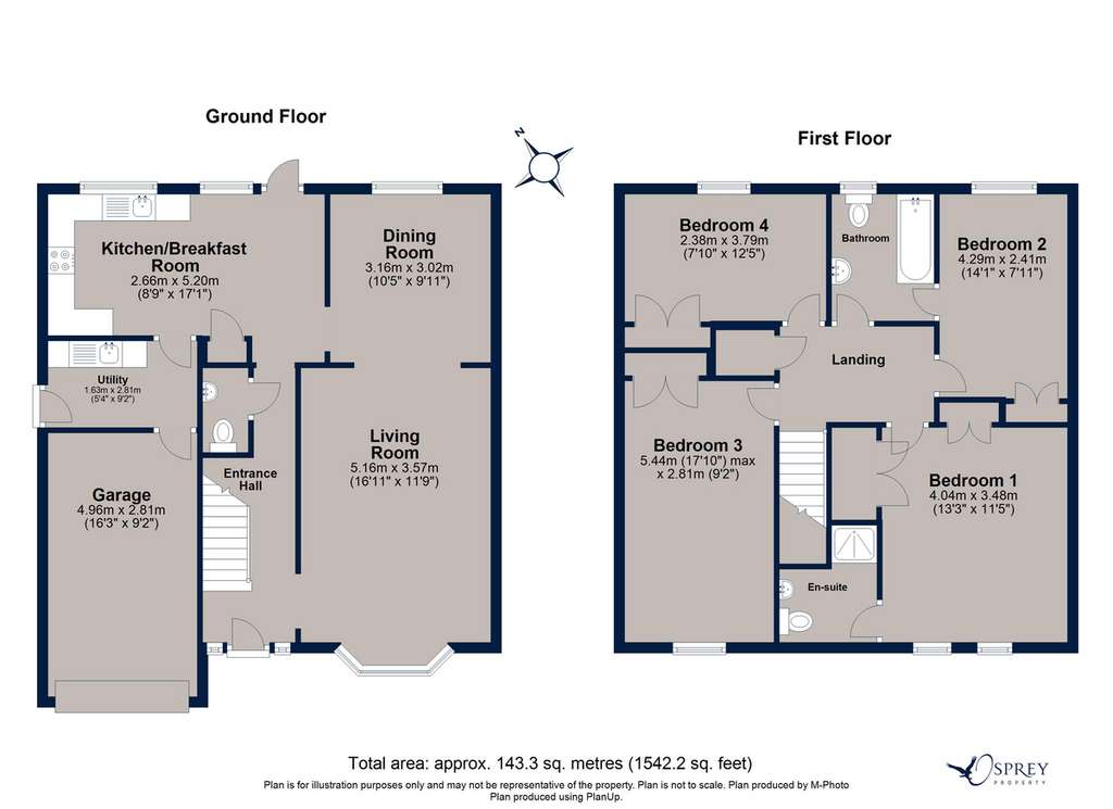 4 bedroom detached house to rent - floorplan