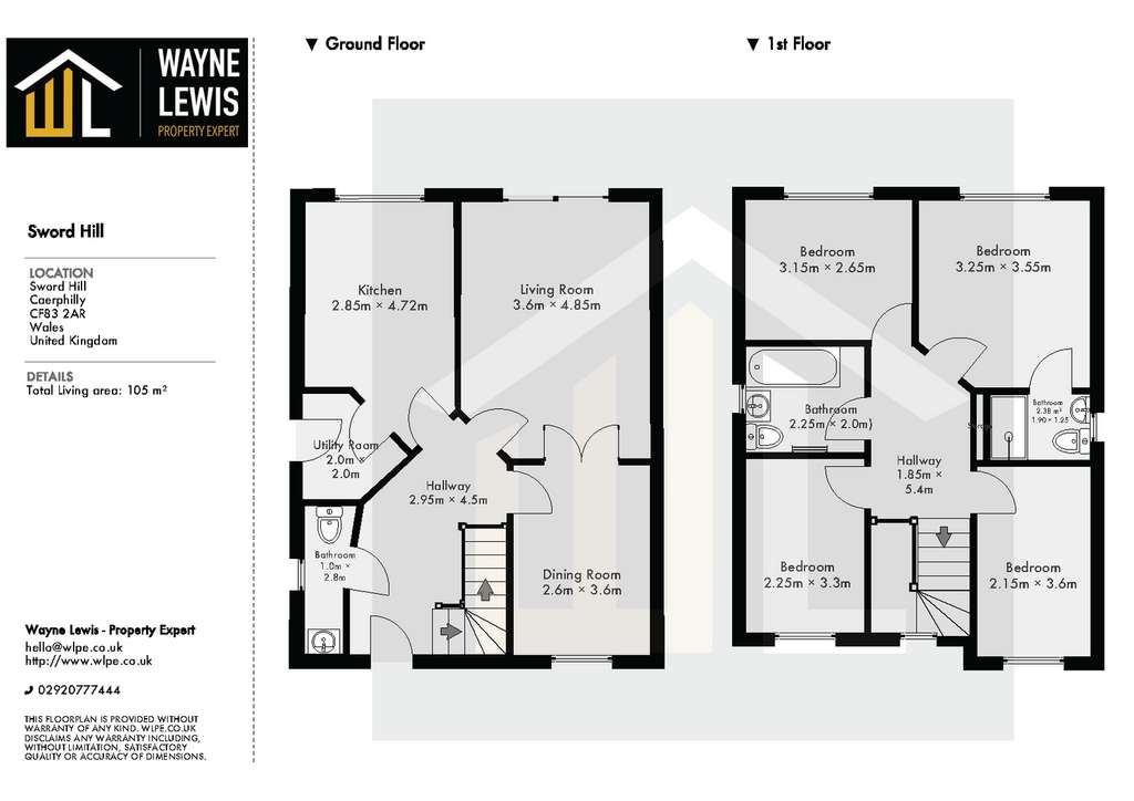 4 bedroom detached house for sale - floorplan