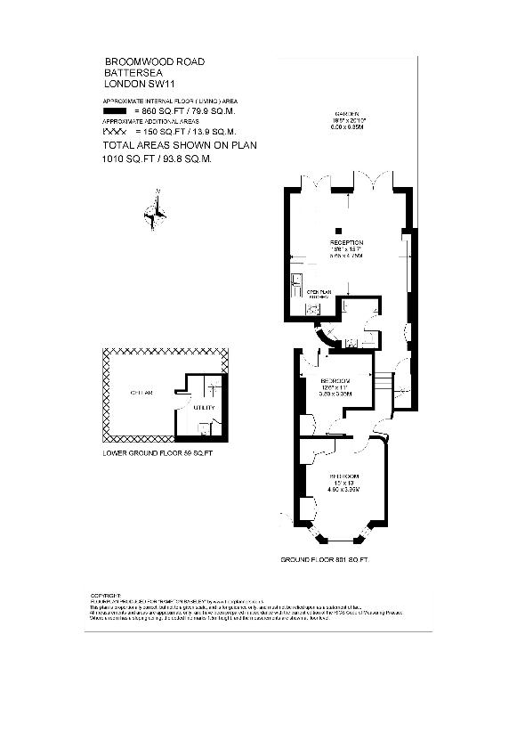 2 bedroom flat for sale - floorplan