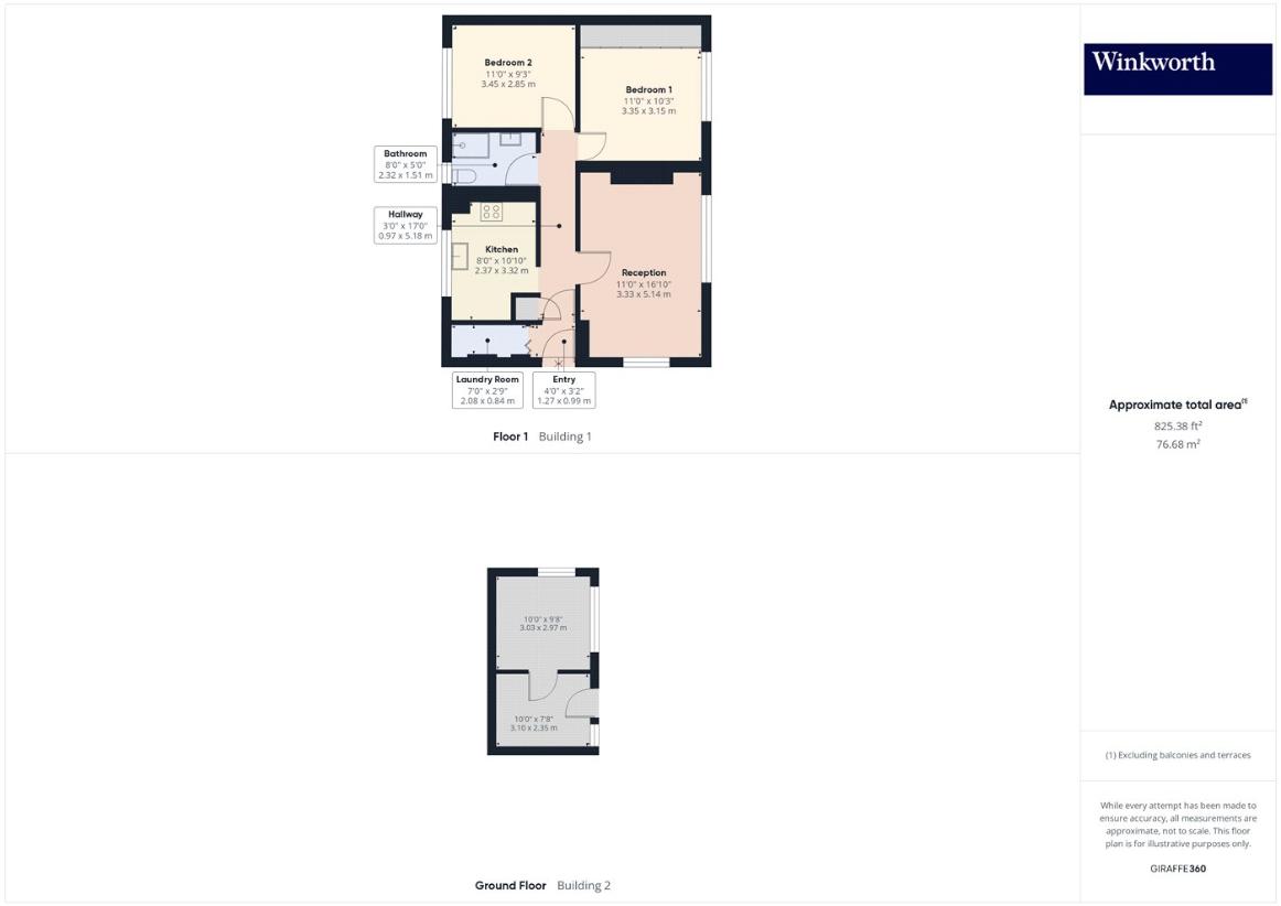 2 bedroom maisonette for sale - floorplan