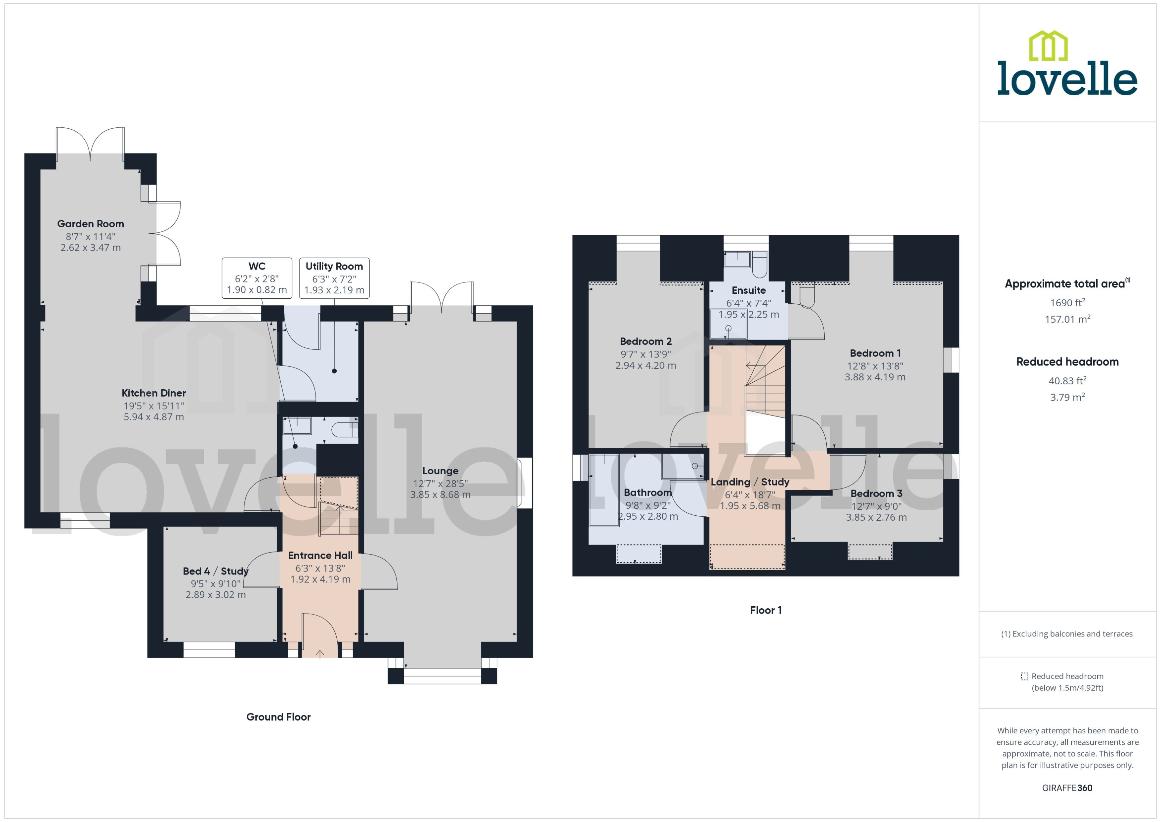 4 bedroom detached house for sale - floorplan