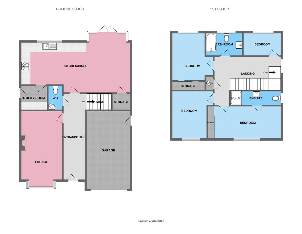 4 bedroom property for sale - floorplan