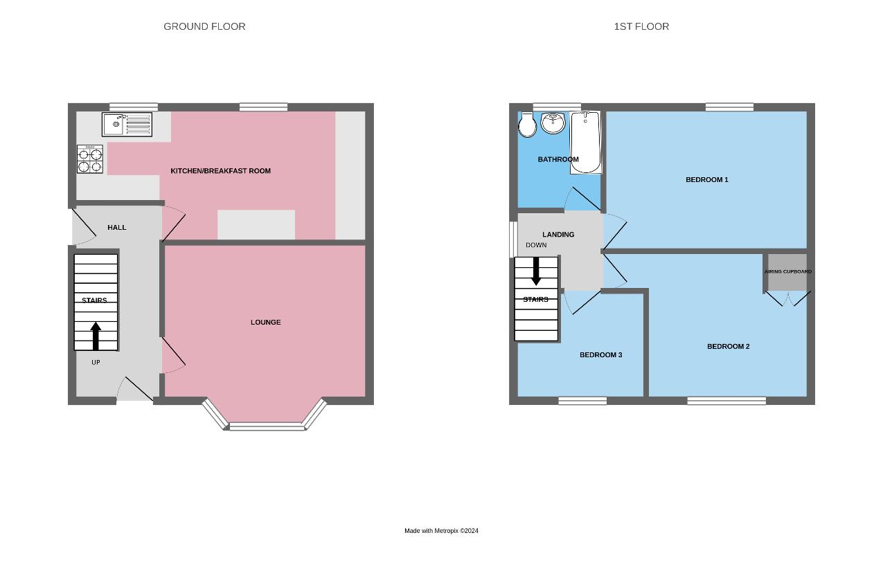 3 bedroom property for sale - floorplan