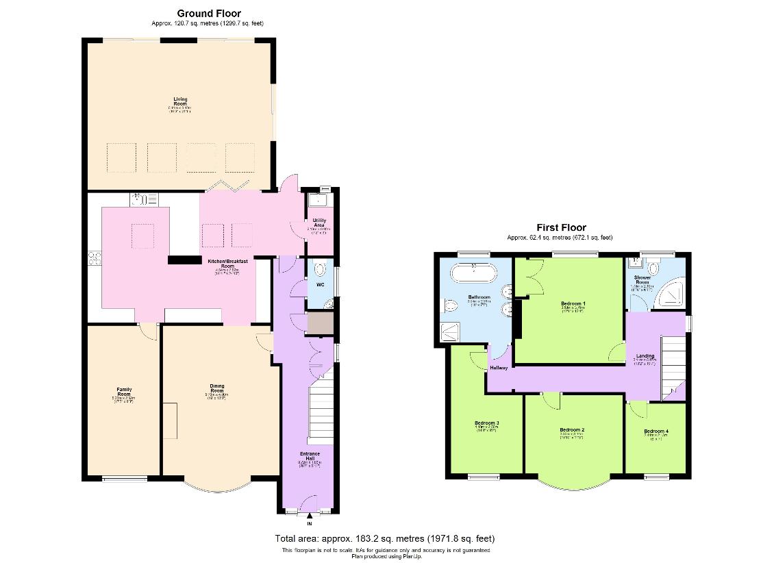 4 bedroom property for sale - floorplan