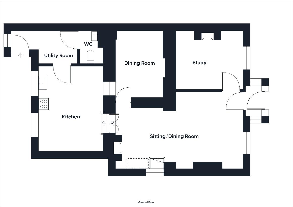 3 bedroom property for sale - floorplan