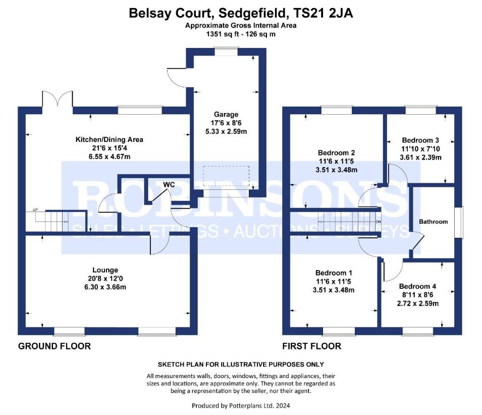 4 bedroom detached house for sale - floorplan