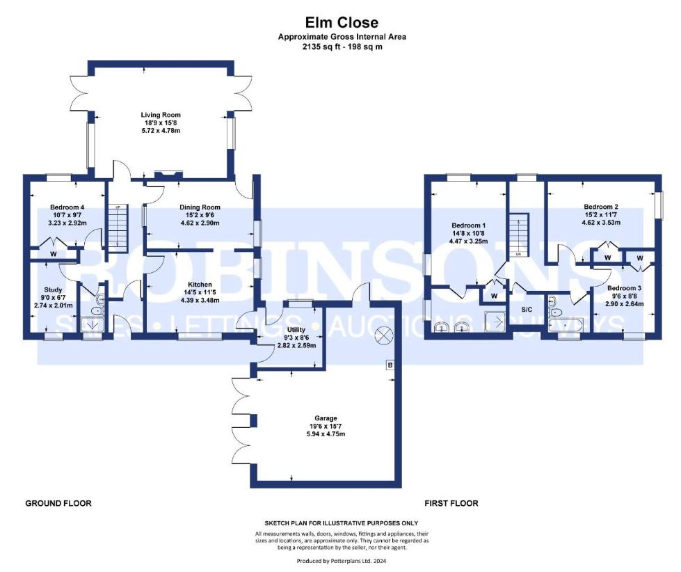 4 bedroom detached house for sale - floorplan