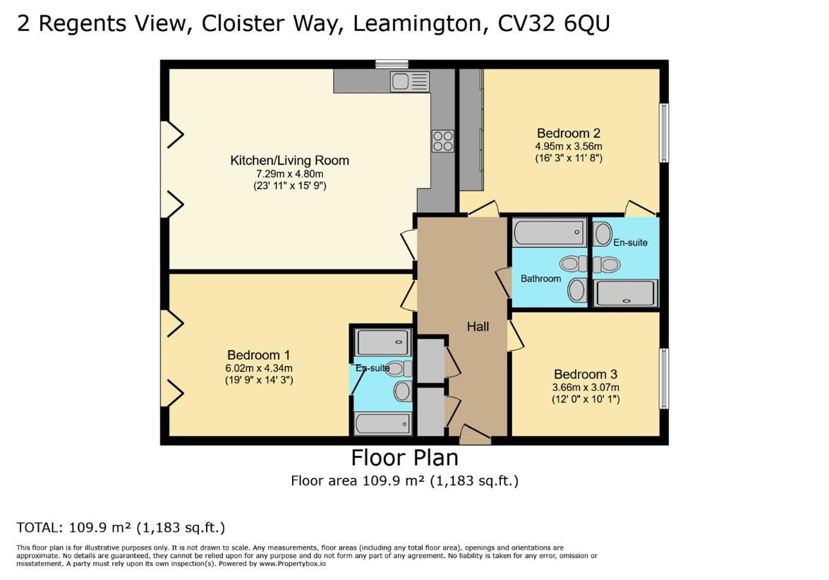 3 bedroom detached house for sale - floorplan