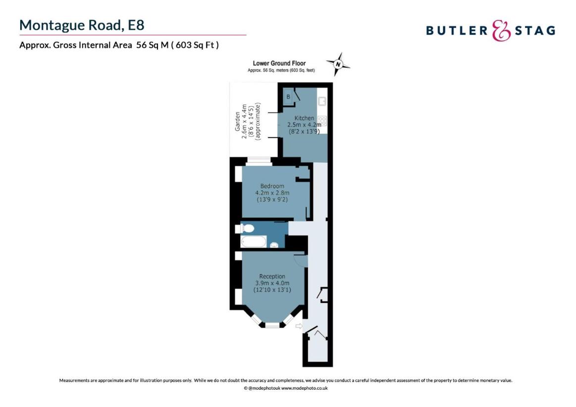 1 bedroom flat for sale - floorplan