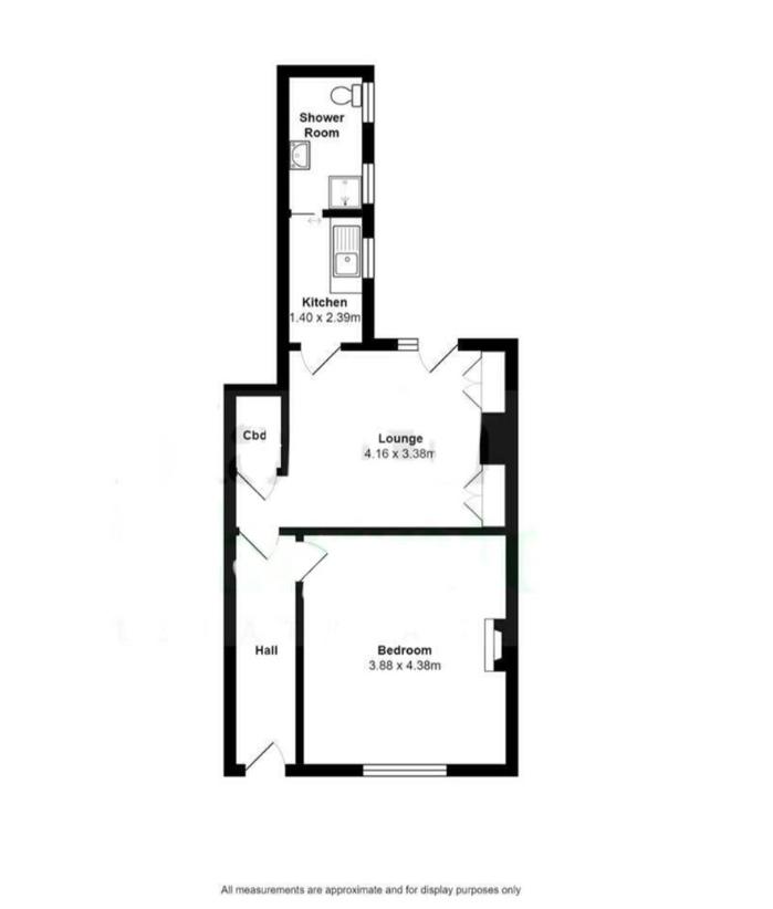 1 bedroom flat for sale - floorplan