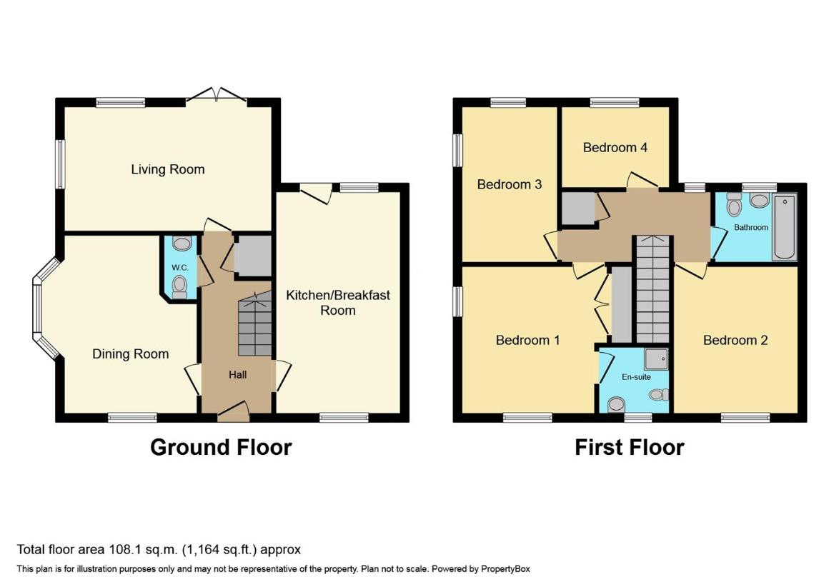 4 bedroom detached house for sale - floorplan