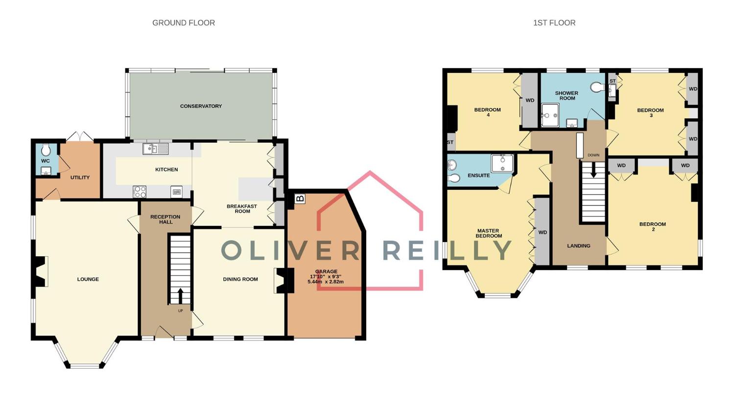 4 bedroom detached house for sale - floorplan