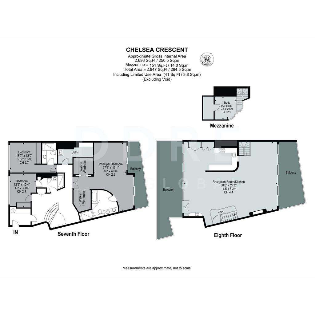 3 bedroom flat to rent - floorplan