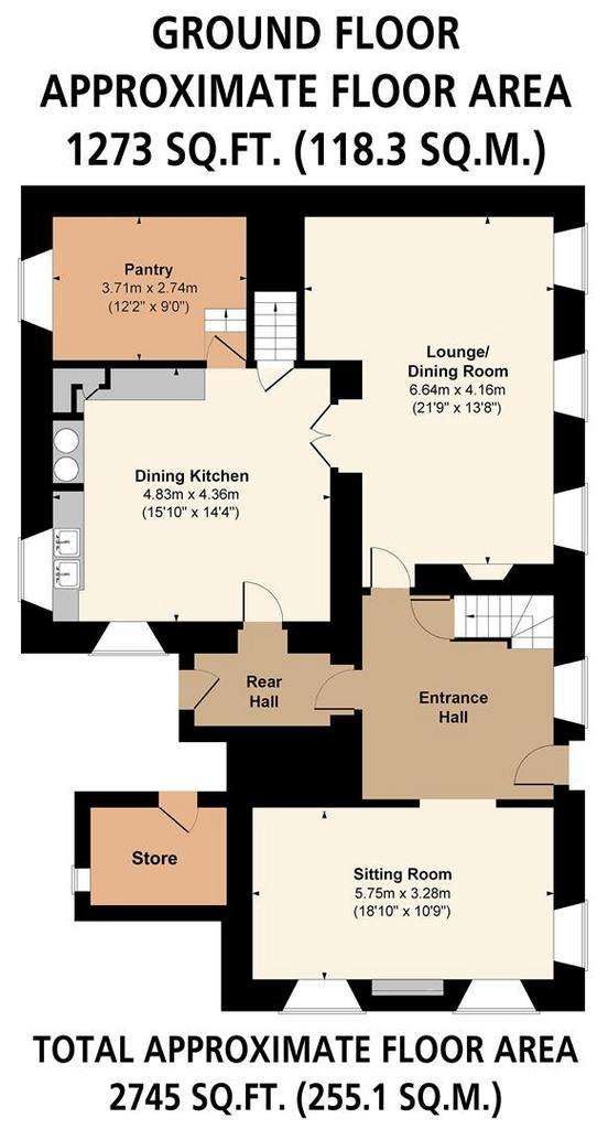 4 bedroom detached house for sale - floorplan