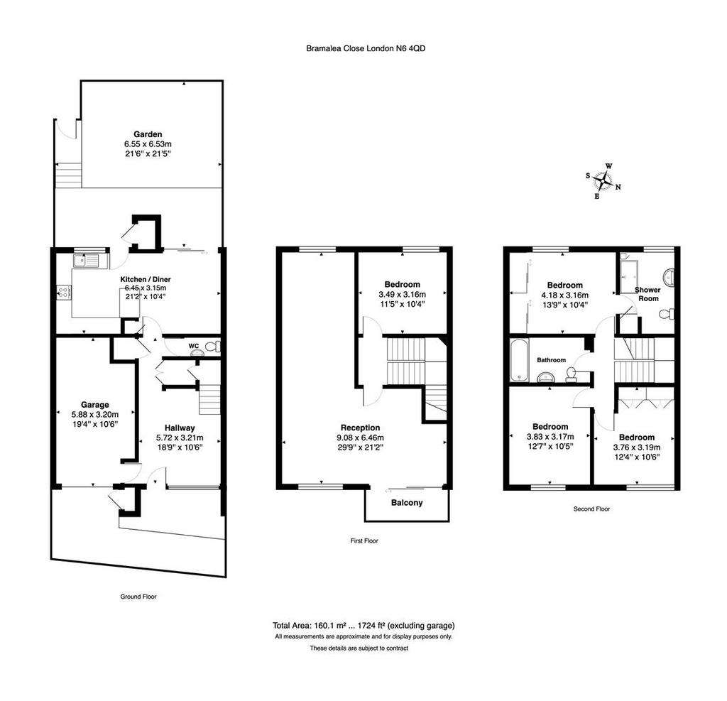 4 bedroom house for sale - floorplan