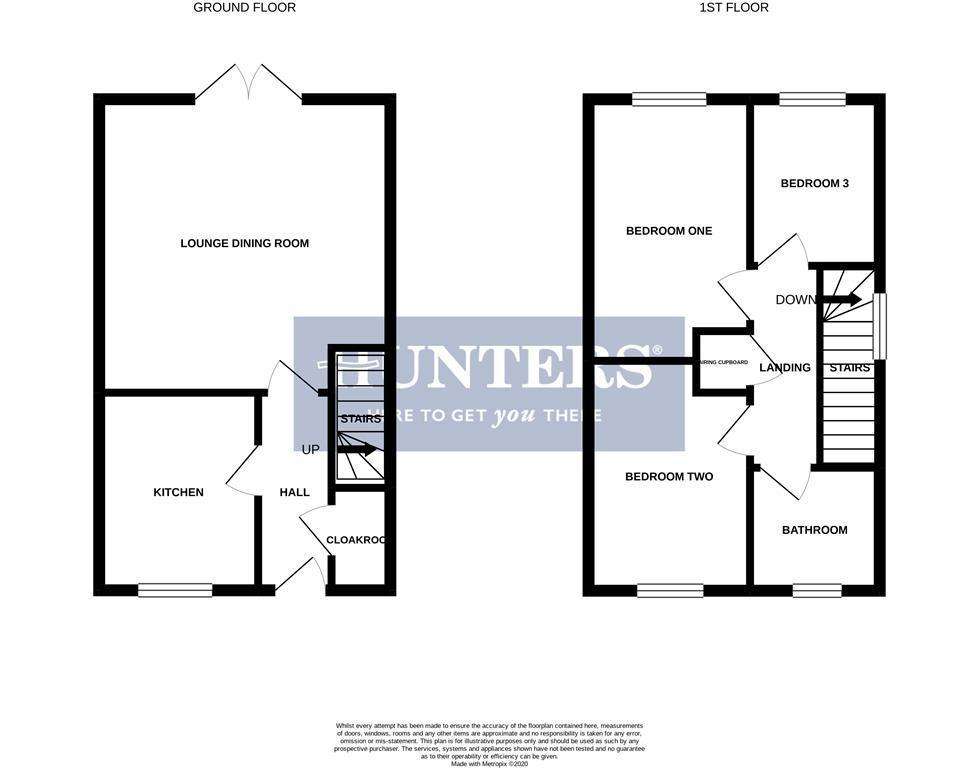 3 bedroom end of terrace house to rent - floorplan