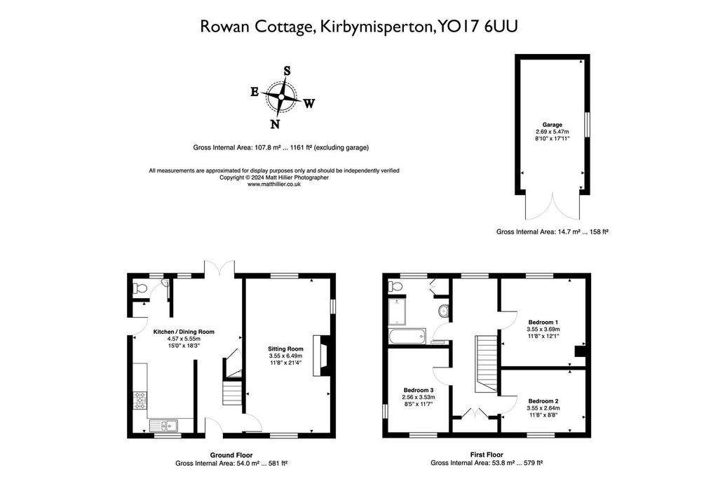 3 bedroom detached house for sale - floorplan