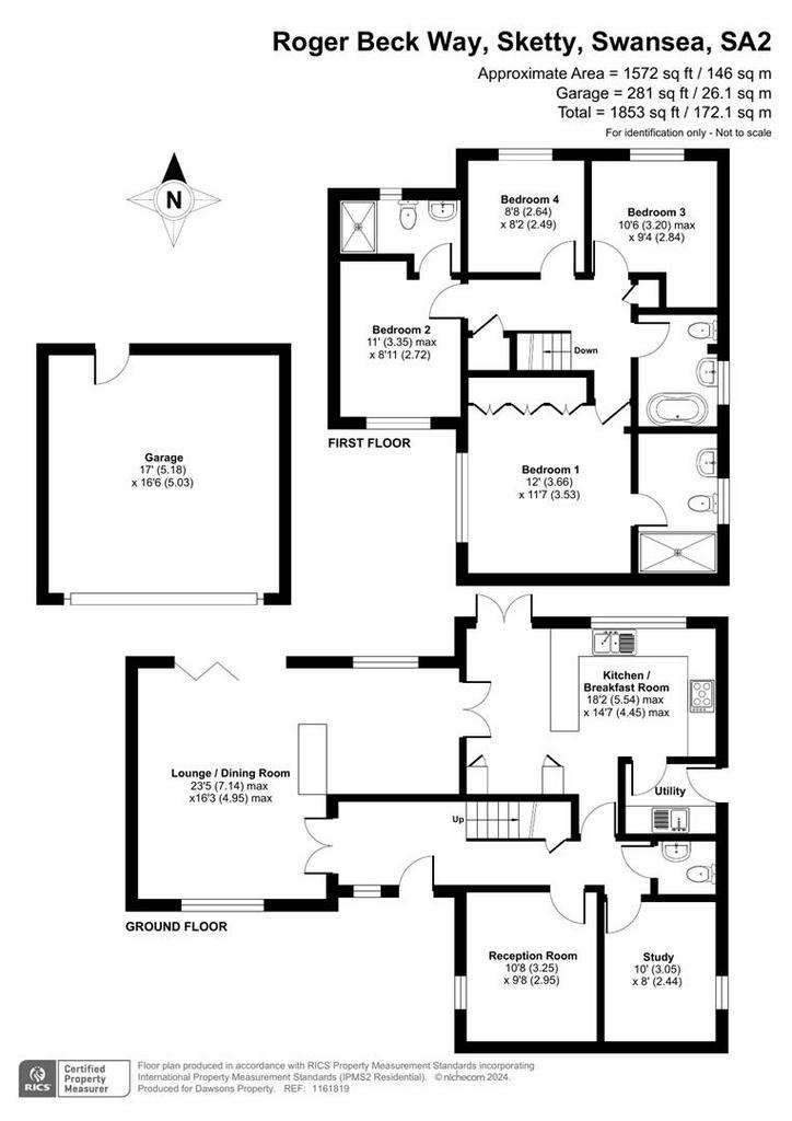 4 bedroom detached house for sale - floorplan