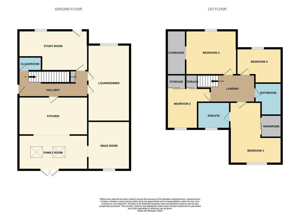 4 bedroom detached house for sale - floorplan