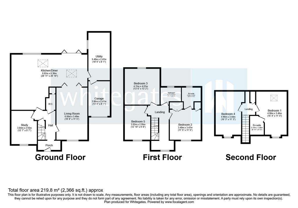 5 bedroom detached house for sale - floorplan