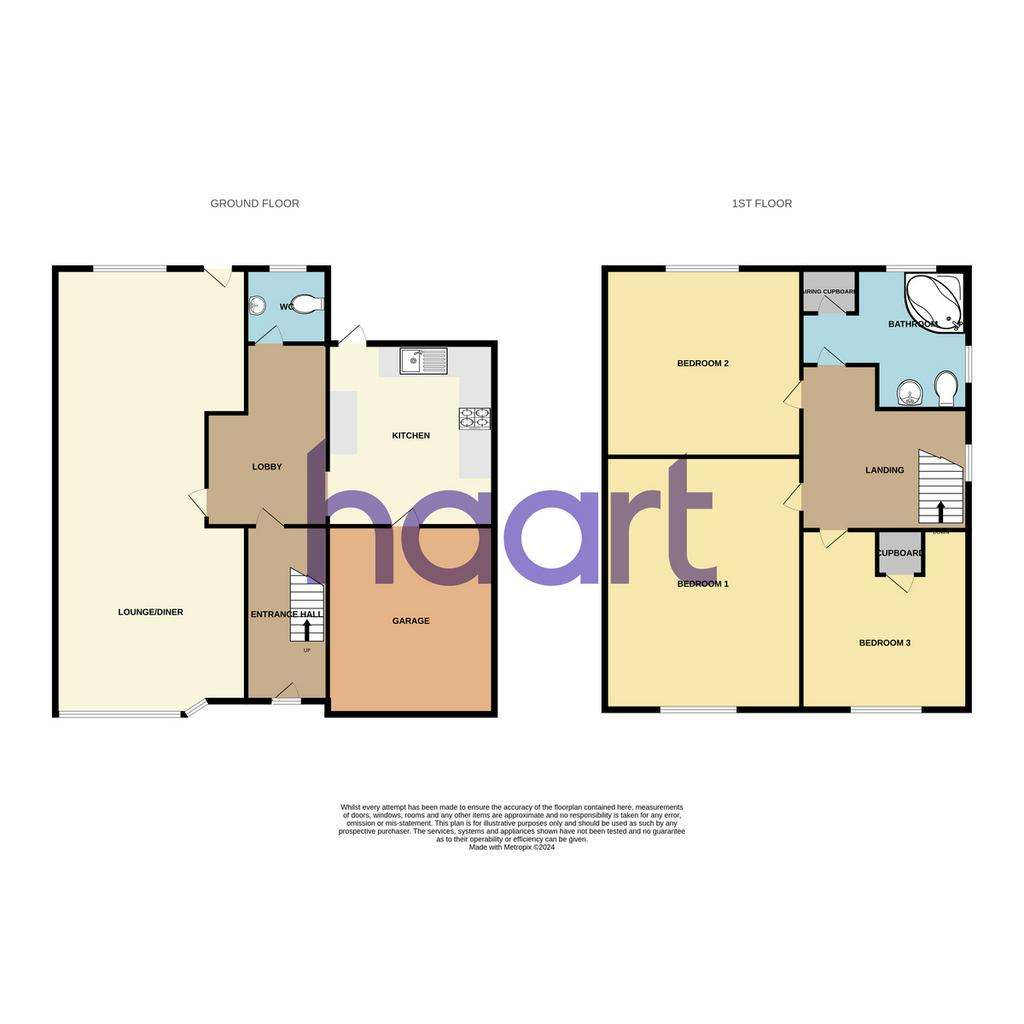 3 bedroom semi-detached house for sale - floorplan