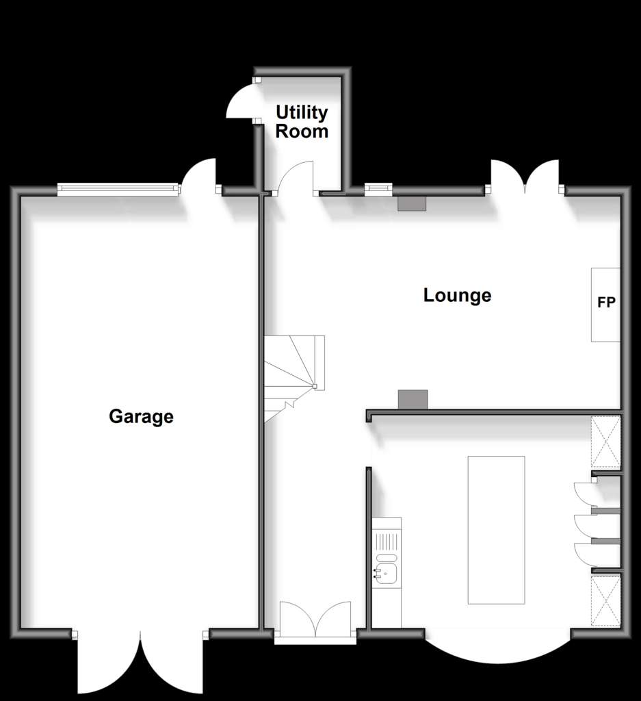 3 bedroom semi-detached house for sale - floorplan