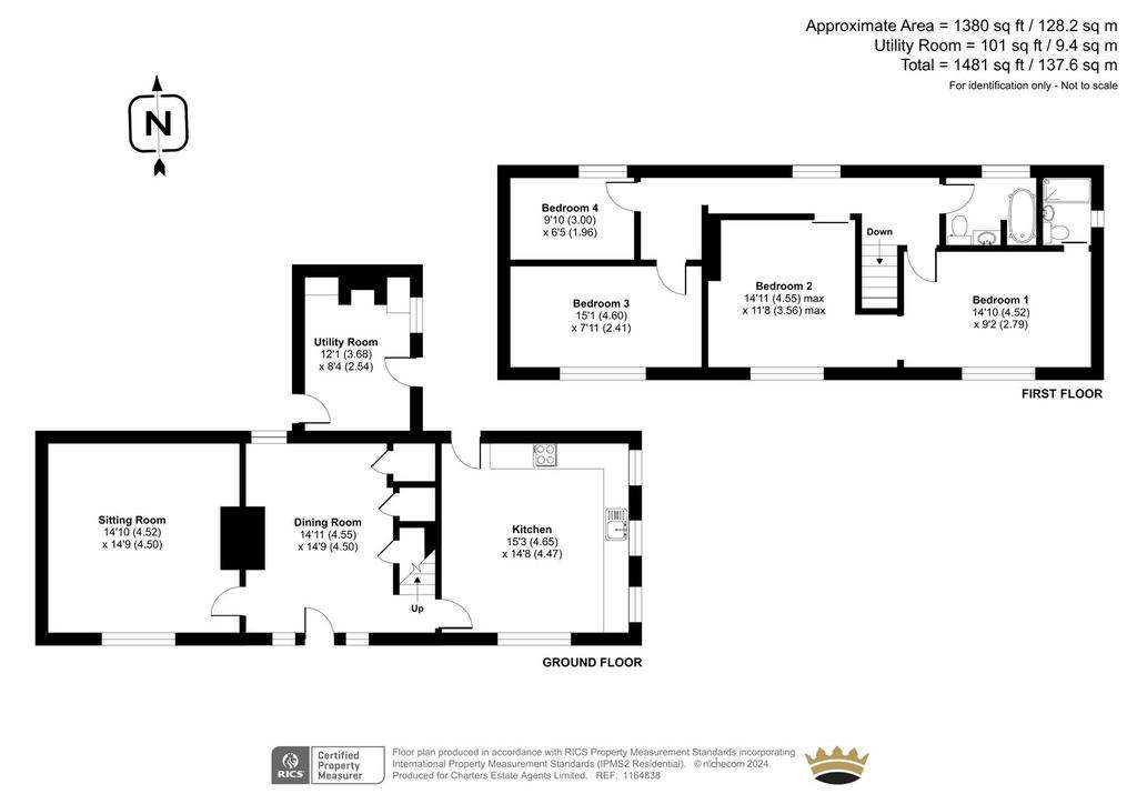 4 bedroom detached house to rent - floorplan