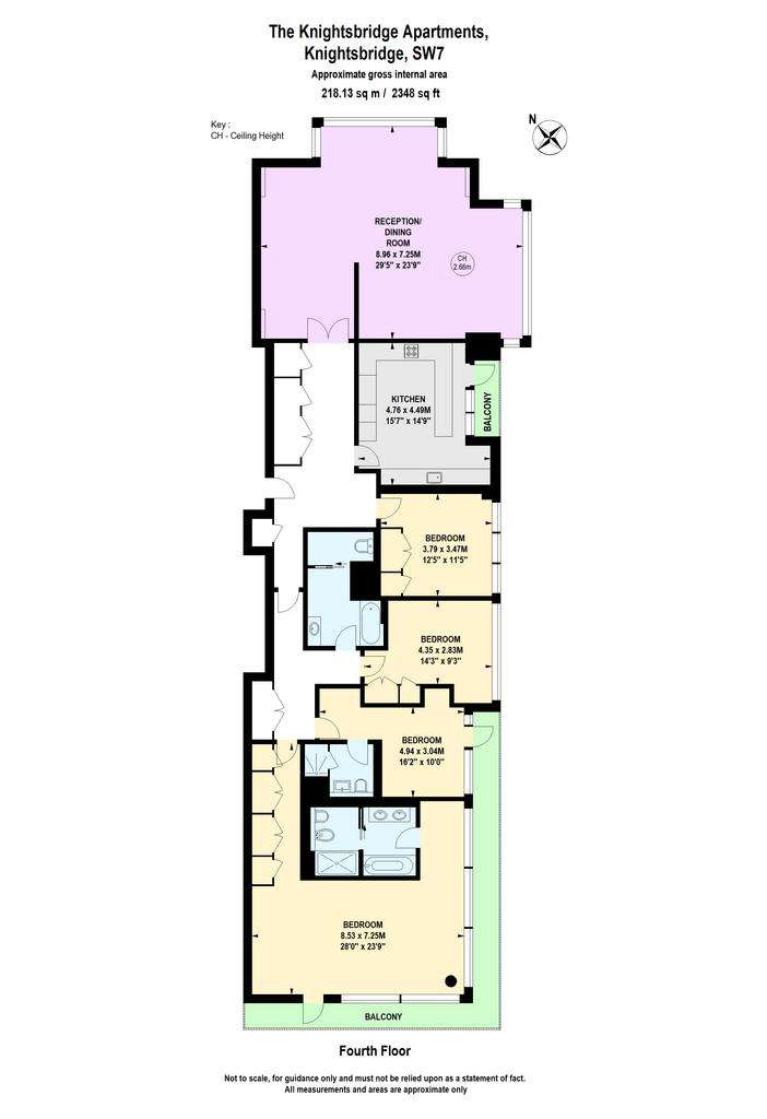 4 bedroom flat to rent - floorplan