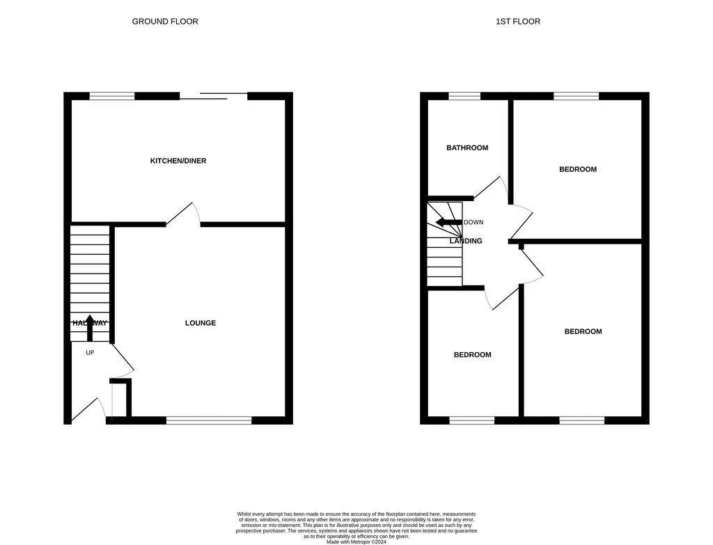 3 bedroom terraced house for sale - floorplan