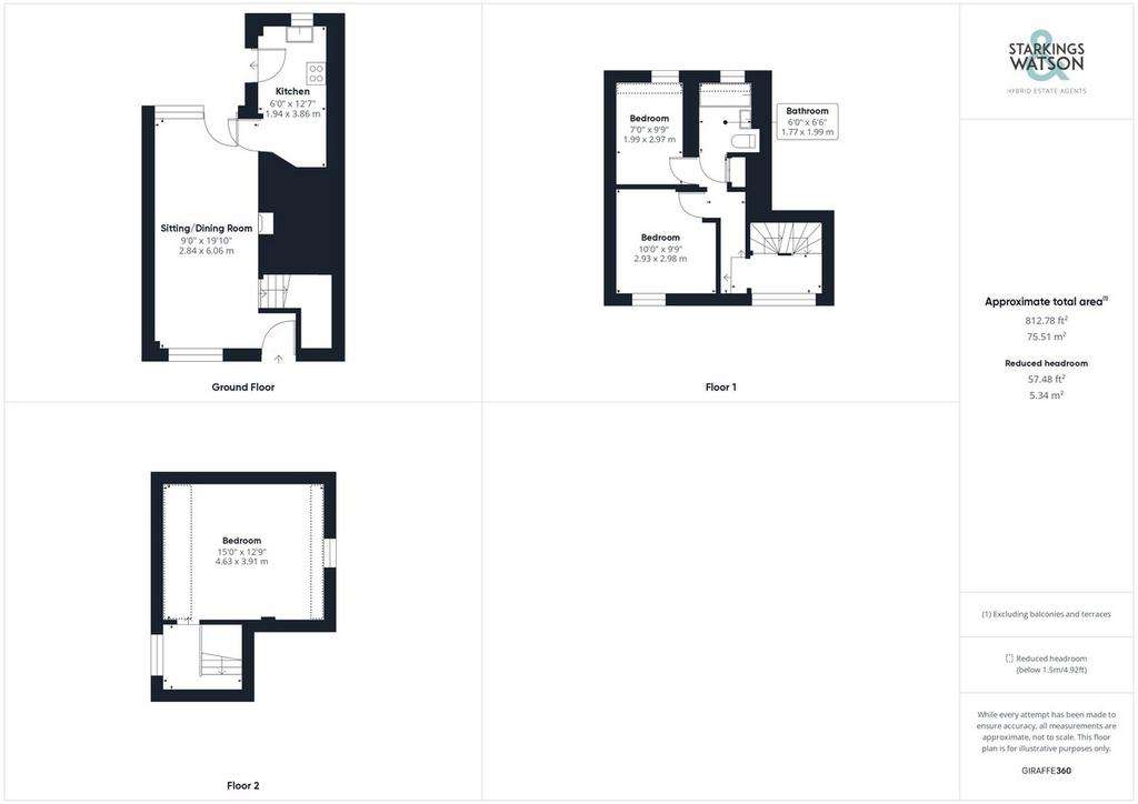 3 bedroom cottage for sale - floorplan